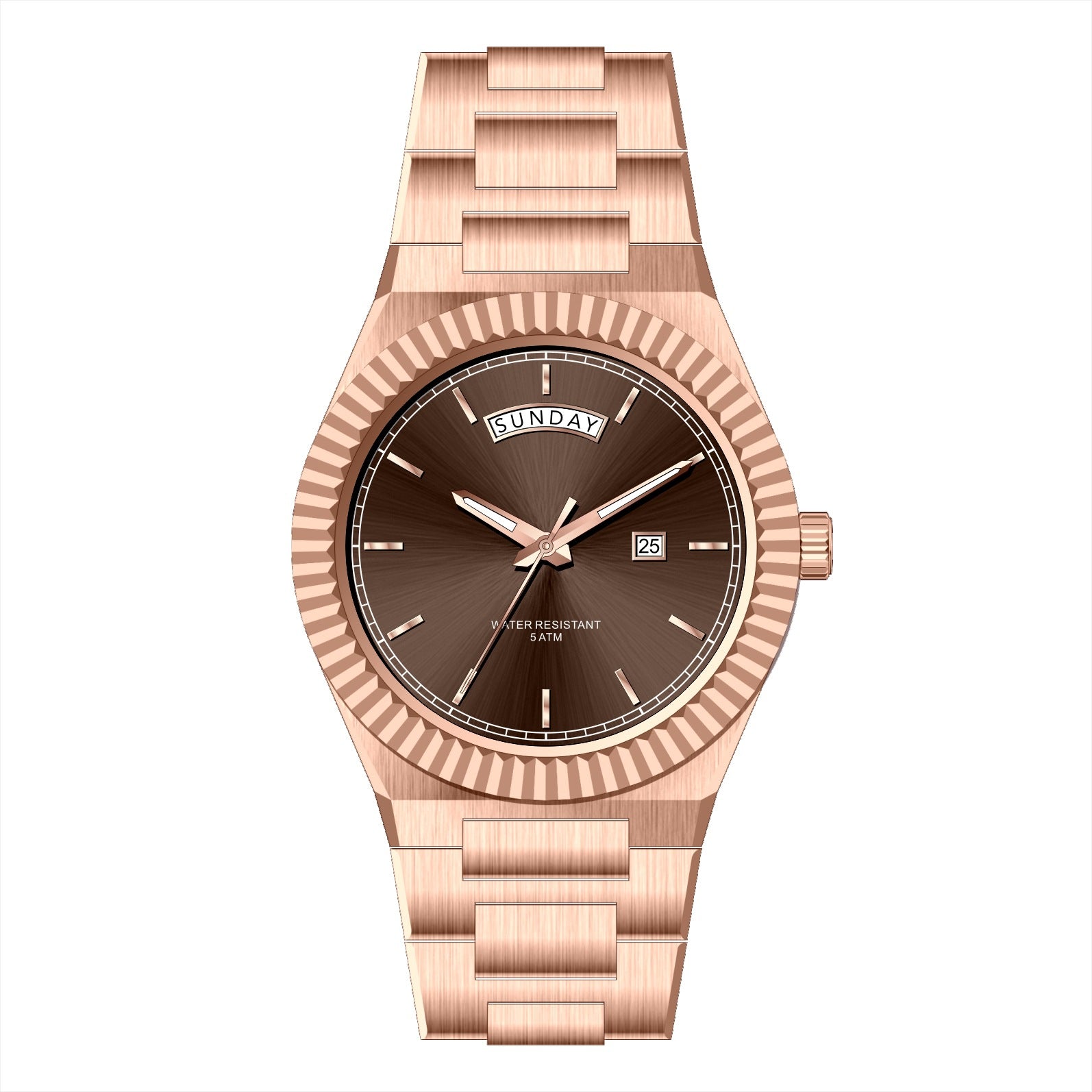 Business Gentleman's Log-Type Quartz Waterproof Steel Strap - Zentrova Business Gentleman's Log-Type Quartz Waterproof Steel Strap - Zentrova